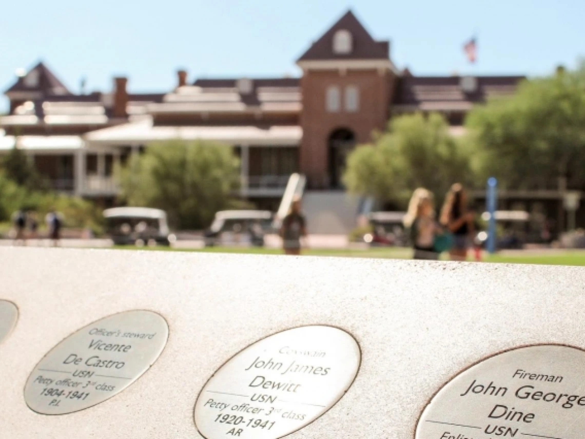 Medallions in the USS Arizona Mall Memorial